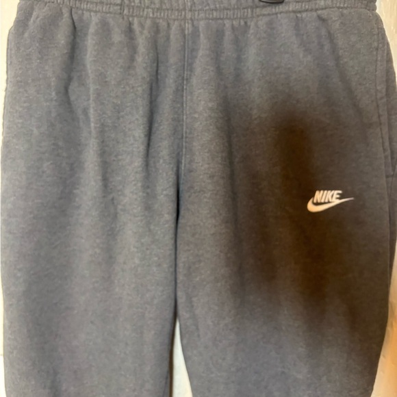 Nike Men Gray Fleece Sweatpants Size Large - Picture 3 of 10